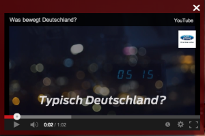 Ford - Was bewegt Deutschland? Video
